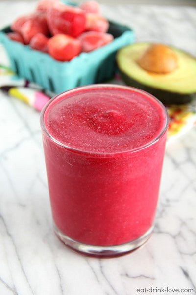 Smoothie detox rosa