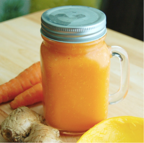 Jugo de zanahoria y jengibre