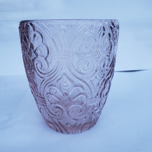 Set 6 Vasos Vidrio Bajo Lis  Rosa
