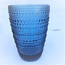 Set 6 Vasos Vidrio Alto Puntitos Ámbar