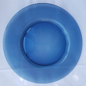 Set 8 platos base panal rosa