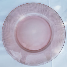 Set 8 platos panal rosa