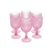 Set 6 Copas Vidrio  Panal Grafito