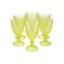 Set 6 Copas Vidrio Girasol  Grafito