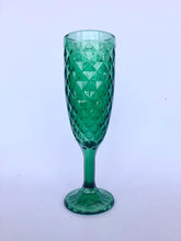 Set 6 Copas Champagne Rombos  Dorada
