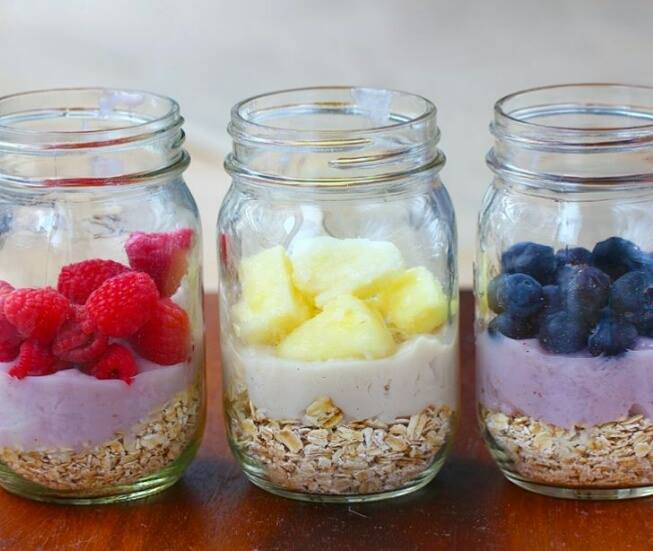 Set 6 Mason Jar postres